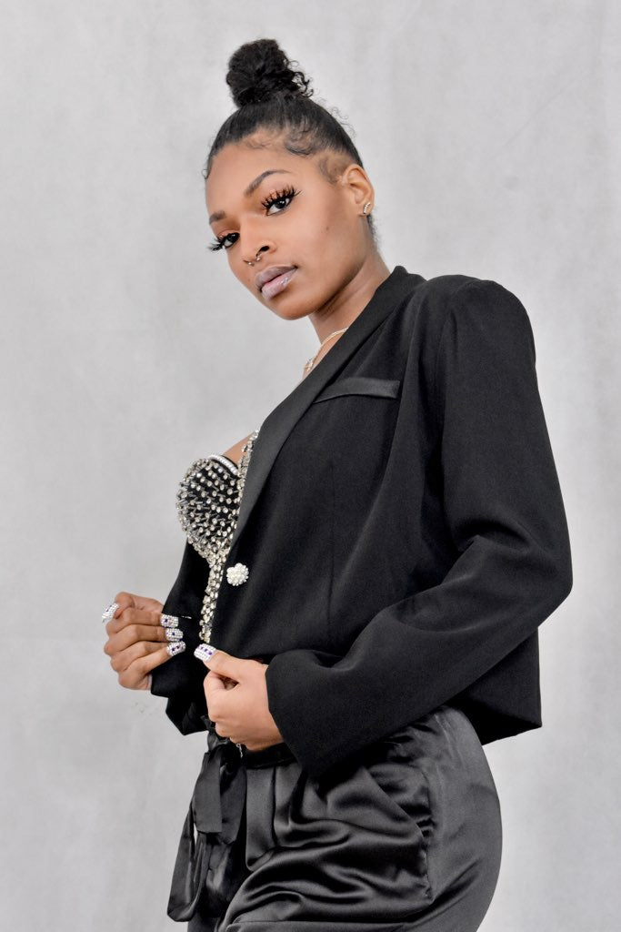 Don’t Crop Me Out Cropped Blazer